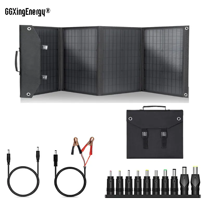 100 watt monokristallin hopfällbar solpanel